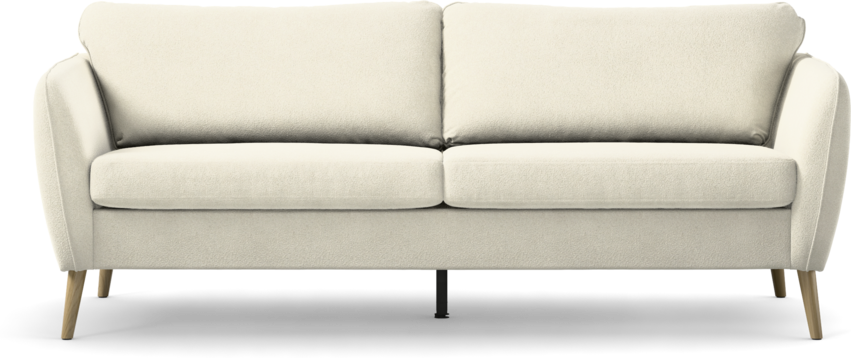 County - 2,5-sits soffa - Vit