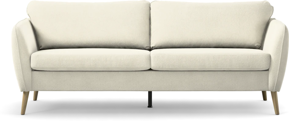 County - 2,5-sits soffa - Vit