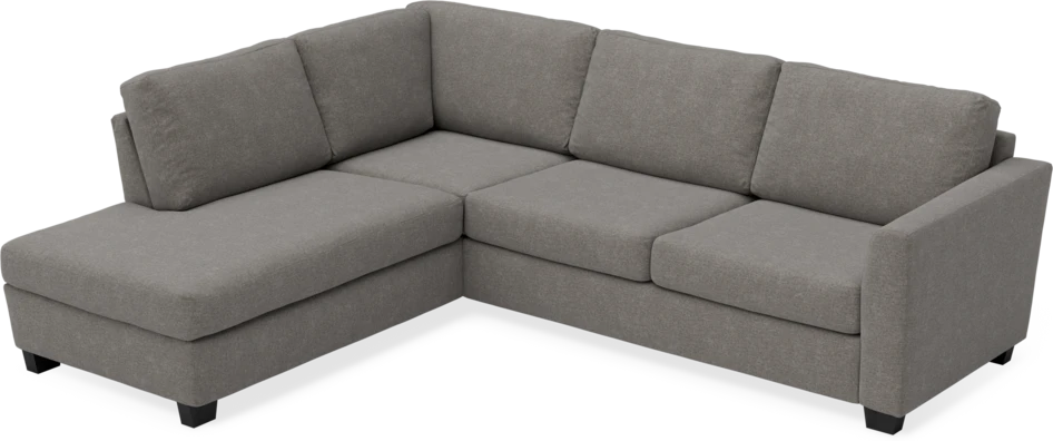 Friday - 2,5-sits soffa med divan vänster - Grå