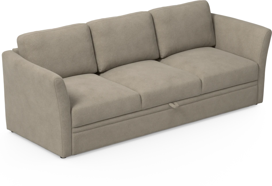 Öland - Bäddsoffa 3-sits, längsbäddad - Beige