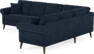 Eden - Hörnsoffa, 3+2-sits - Blå