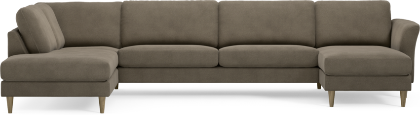 Bridge - 3-sits soffa med divan vänster och schäslong höger - Beige