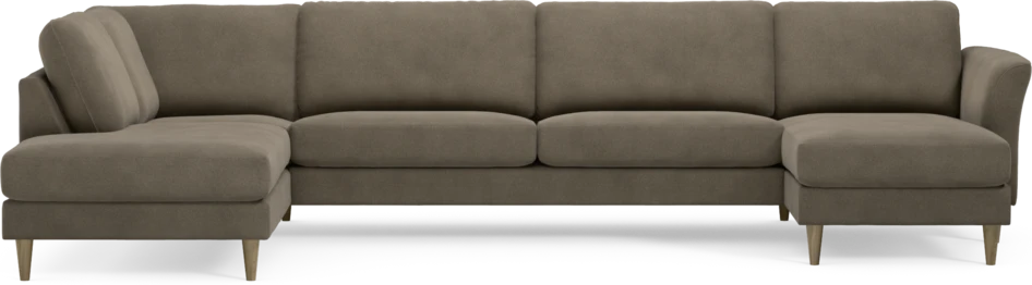 Bridge - 3-sits soffa med divan vänster och schäslong höger - Beige