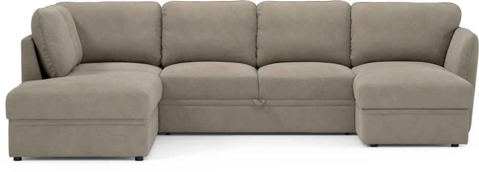 Öland - Bäddsoffa med divan vänster och schäslong höger - Beige