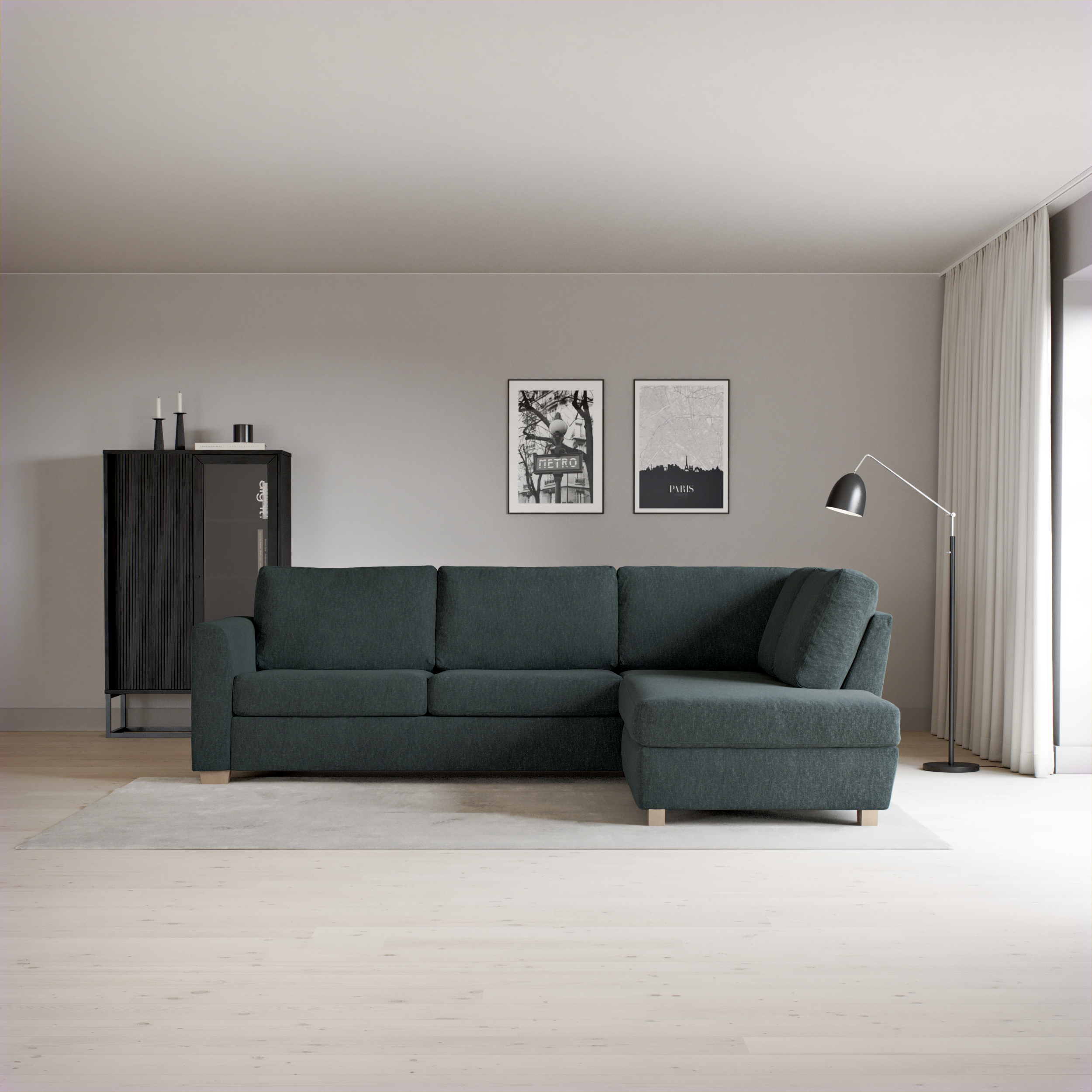 Friday - 2,5-sits soffa med divan höger - inspiration