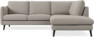 Madison - 2-sits soffa med divan höger - Beige