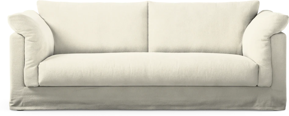 Cherrie Klädsel - Klädsel till 2,5-sits soffa, hel dyna - Vit