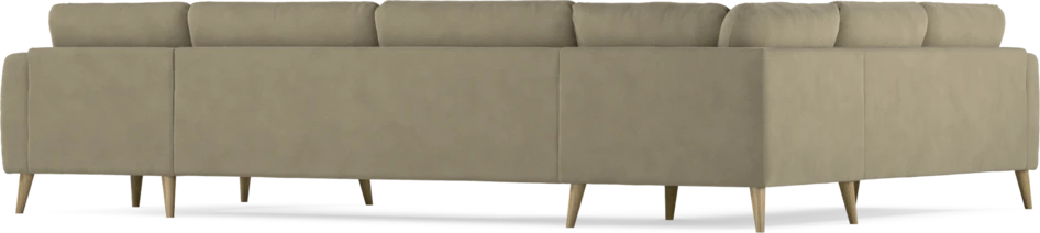 Bridge - Hörnsoffa, 2+3-sits med schäslong höger - Beige