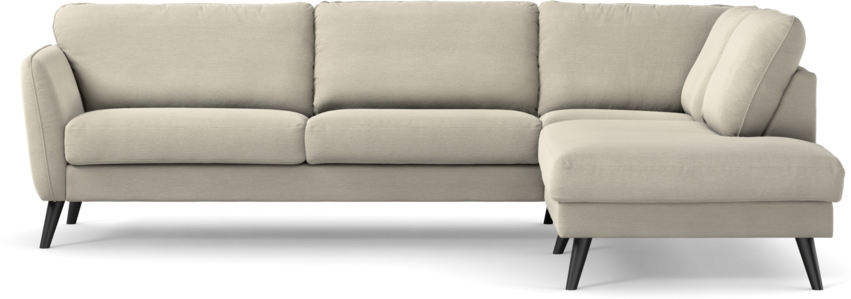 Bridge - 3-sits soffa med divan höger - Beige