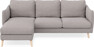Madison Lux - 2-sits soffa med schäslong vänster - Grå