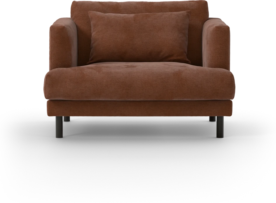 Harper - Fåtölj, 80 cm - Orange