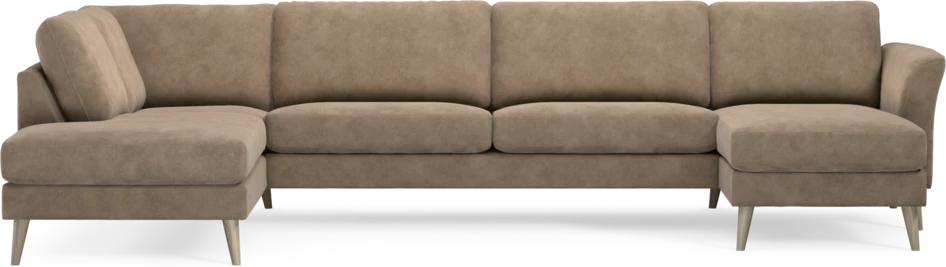 Bridge - 3-sits soffa med divan vänster och schäslong höger - Beige