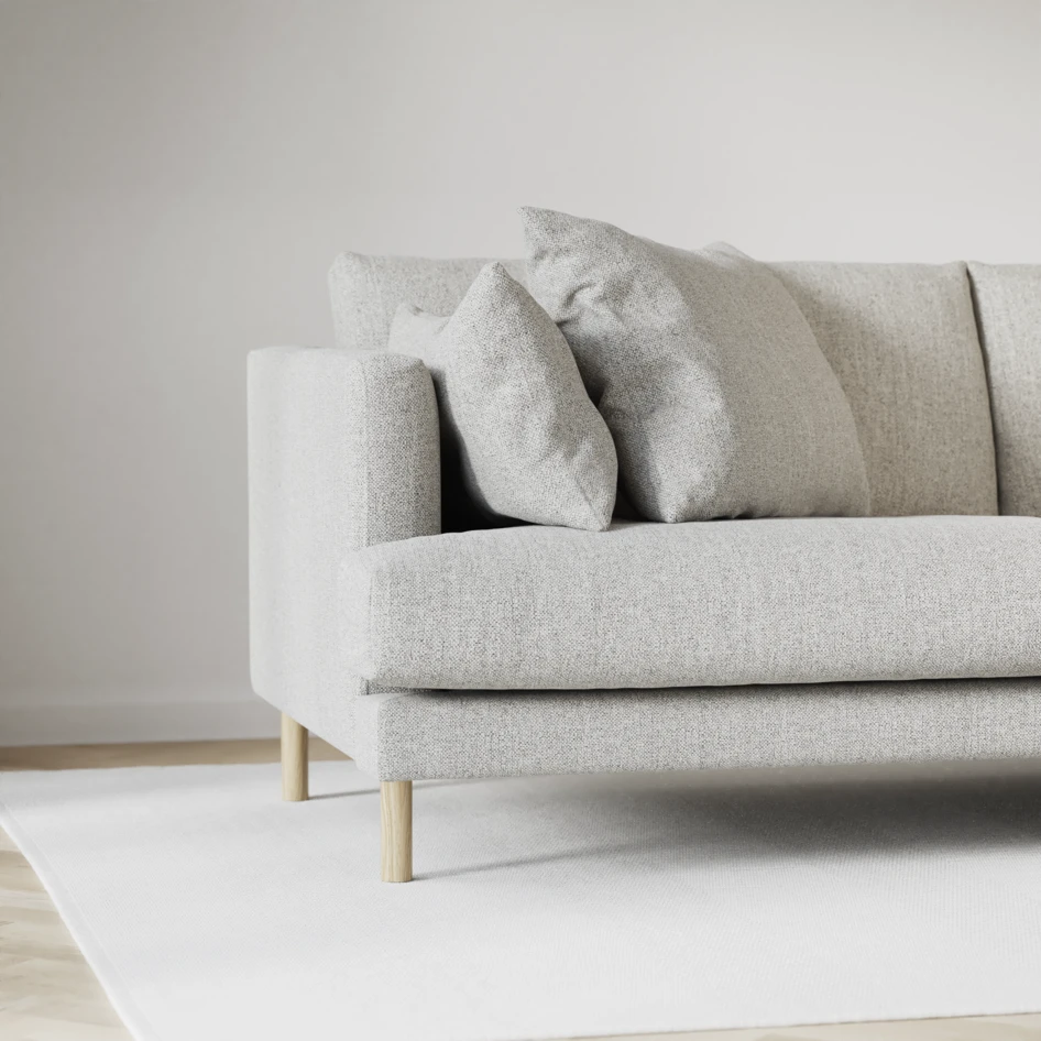 Harper - 4-sits soffa - Vit