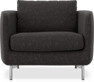 Madison Lux - Fåtölj, 70 cm - Svart