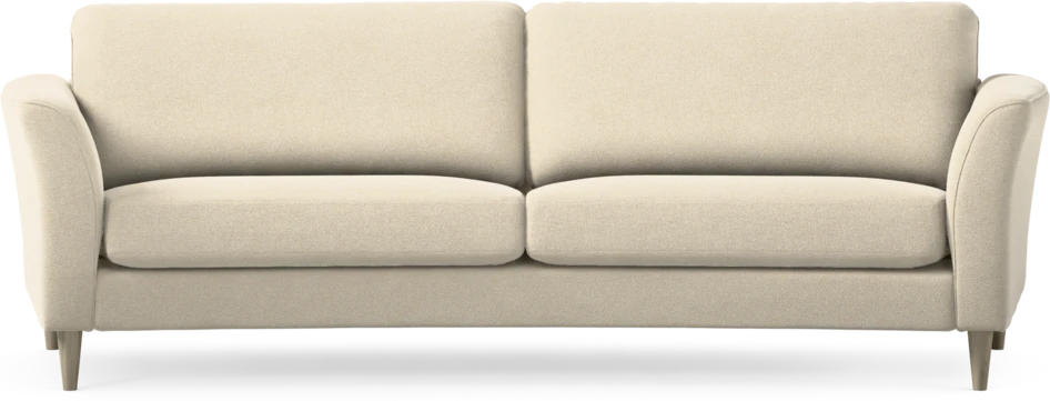 Bridge - 3-sits soffa svängd - Beige