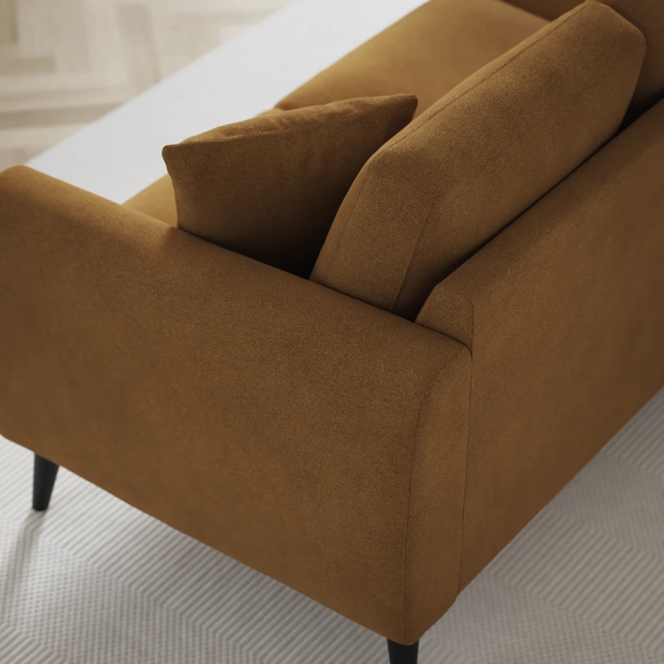 Eden - 2,5-sits soffa - Gul
