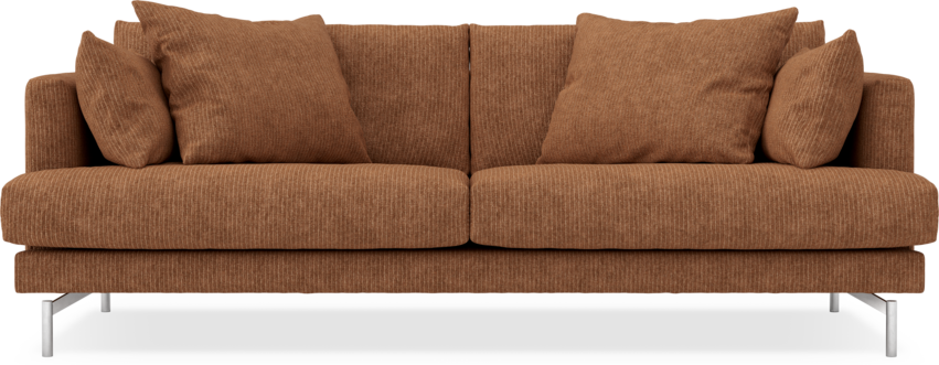 Harper - 3-sits soffa - Brun