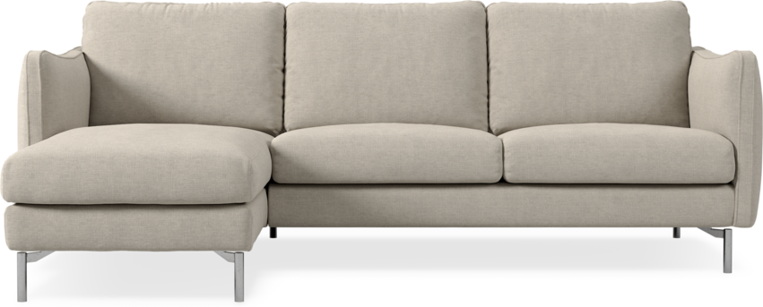 Madison Lux - 2-sits soffa med schäslong vänster - Beige
