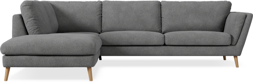 Madison Lux - 3-sits soffa med divan vänster - Vit