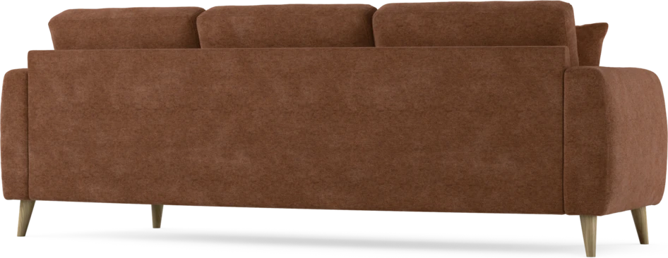 Eden - 3-sits soffa svängd - Orange