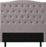 Delux Välvd - Sänggavel, 90-210 cm - Grå