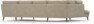 Madison Lux - 2-sits soffa med divan vänster och schäslong höger - Beige