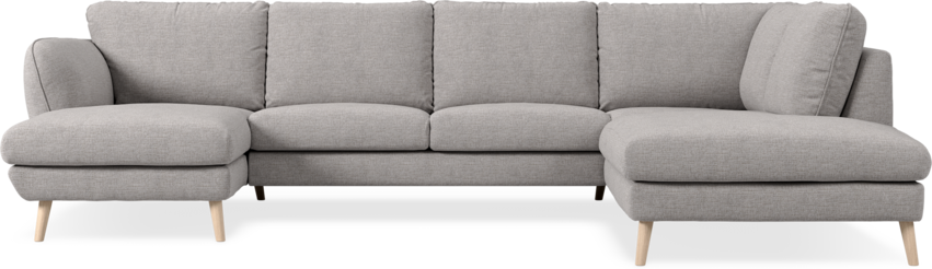 Madison Lux - 2-sits soffa med schäslong vänster och divan höger - Beige