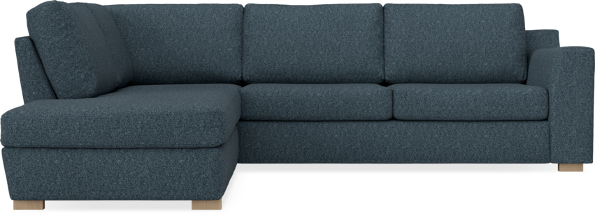 Friday - 2,5-sits soffa med divan vänster - Blå