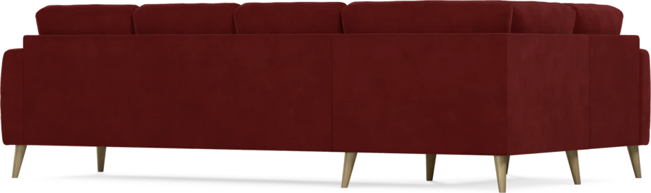 Eden - Hörnsoffa, 1+3-sits - Röd