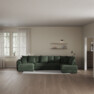 Town - 3-sits soffa med divan höger och schäslong vänster - Grön