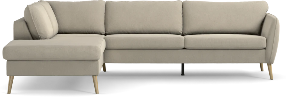 County - 2,5-sits soffa med divan vänster - Grå