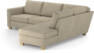 Friday - 2,5-sits soffa med divan höger - Beige
