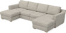 Friday - 2-sits soffa med två schäslonger - Beige