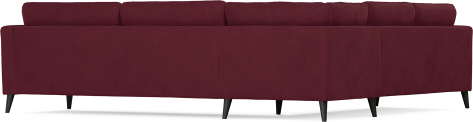 Bridge - Hörnsoffa, 2+3-sits - Röd