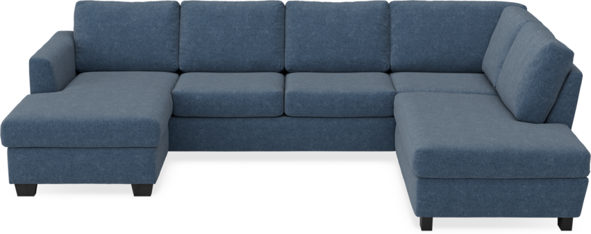 Friday - 3-sits soffa med schäslong vänster och divan höger - Blå