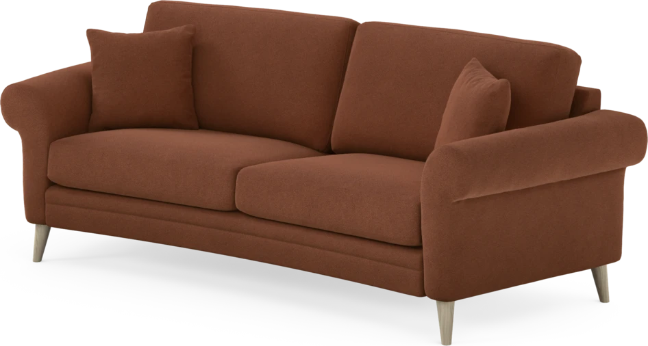 Eden - 2,5-sits soffa svängd - Orange
