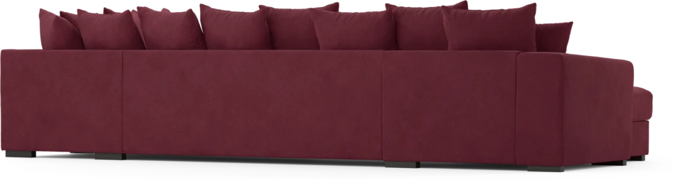 Town - 3-sits soffa med divan höger och schäslong vänster - Röd