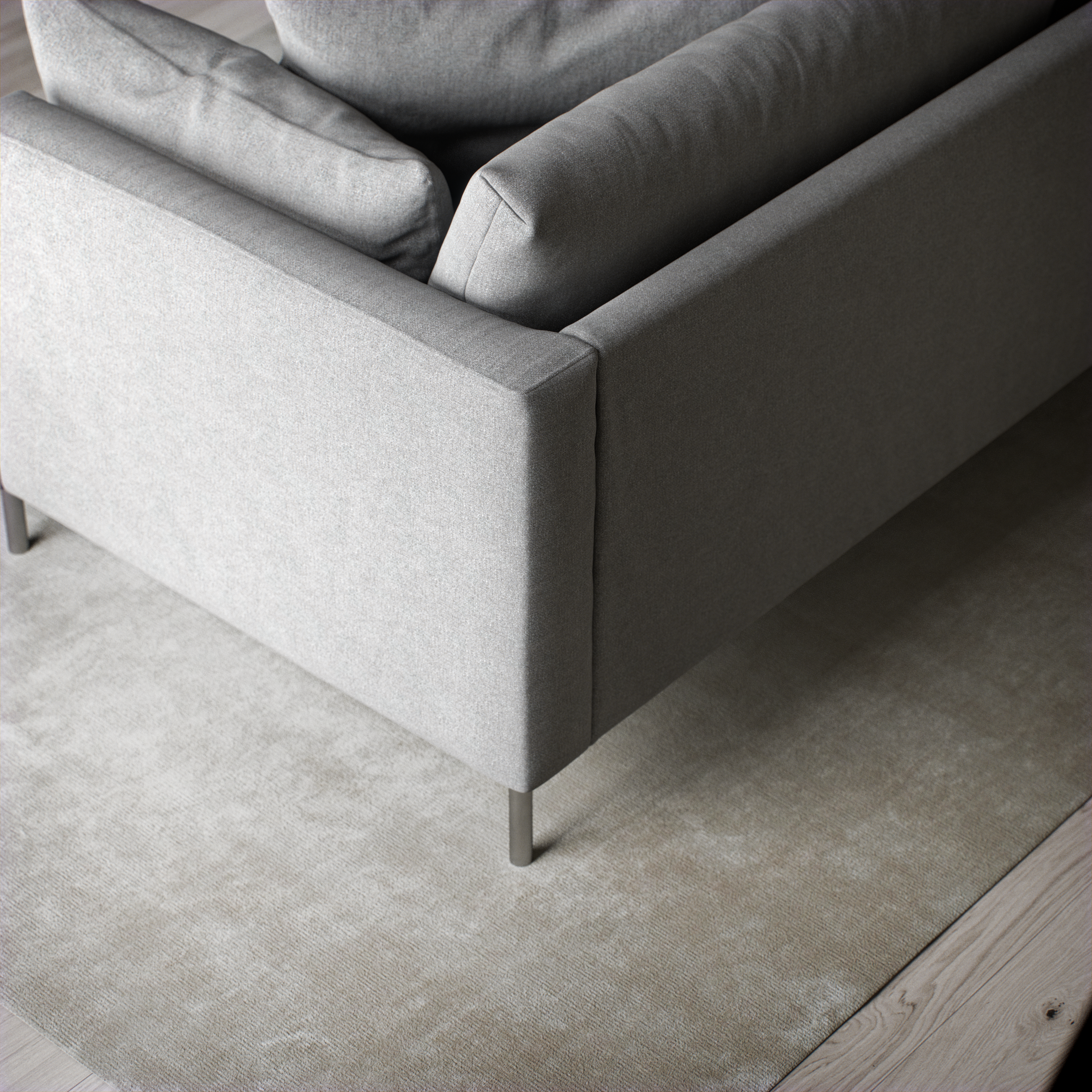 Harper - 3-sits soffa, hel dyna - inspiration
