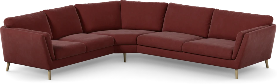 Madison Lux - Hörnsoffa 2+3-sits, hörn 2 - Rosa