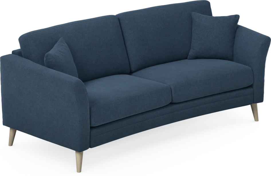 Eden - 2,5-sits soffa svängd - Blå