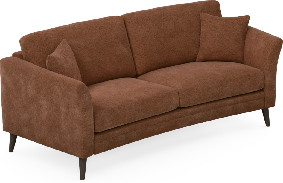 Eden - 2,5-sits soffa svängd - Orange