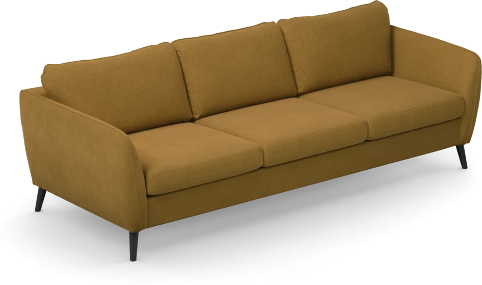County - 3-sits soffa - Gul
