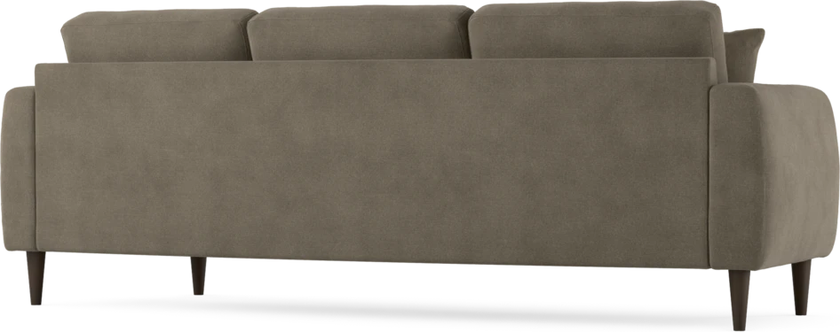 Eden - 3-sits soffa svängd - Beige