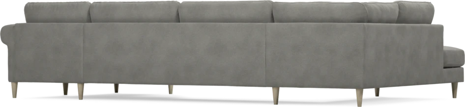 Bridge - 3-sits soffa med divan vänster och schäslong höger - Grå