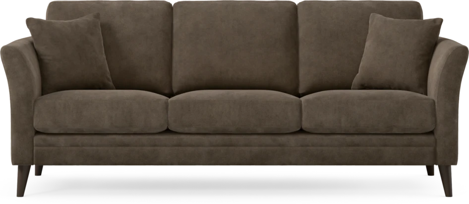 Eden - 3-sits soffa - Brun