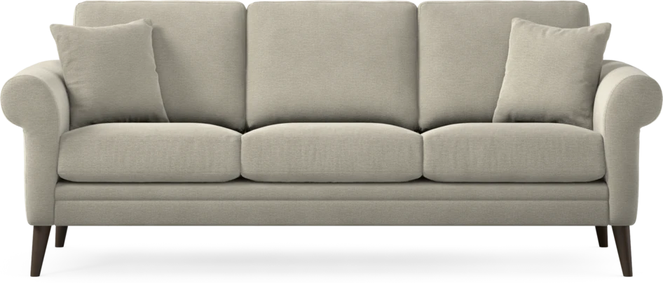 Eden - 3-sits soffa - Brun