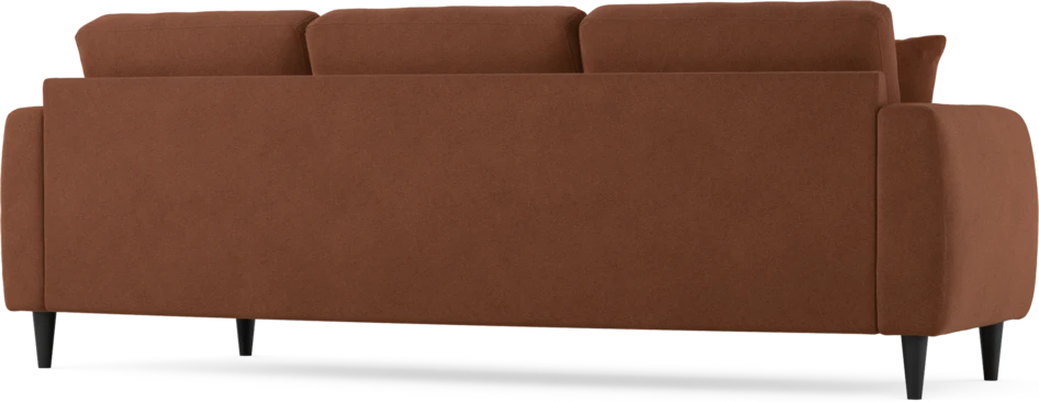 Eden - 3-sits soffa svängd - Orange