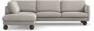Madison - 3-sits soffa med divan vänster - Grå