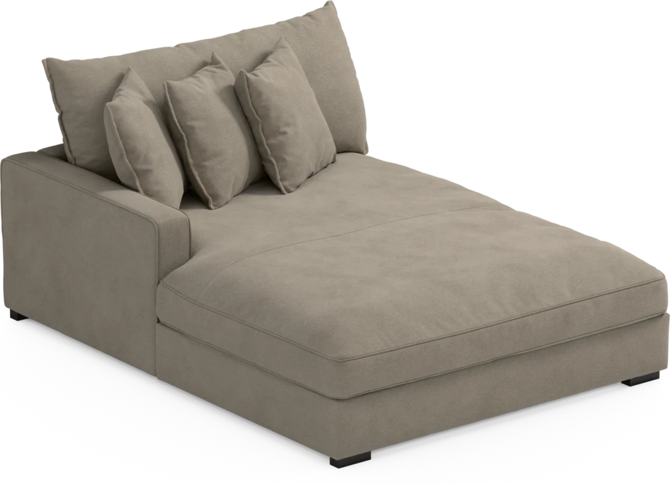 Rossi - Schäslong XL vänster - Beige