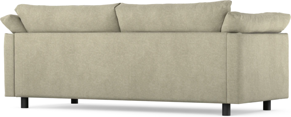 Cherrie - 2,5-sits soffa, hel dyna, fast klädsel - Beige